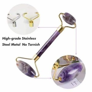 Fourniture directe en usine de rouleau en cristal d'améthyste personnalisé pour le spa et le raffermissement de la peau disponible au prix direct d'usine - Product Image 3