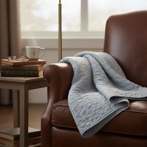 Manta Acolchada 3D con Diseño de Estrellas, Lujosa, para Decoración Moderna del Hogar y Hoteles, Multiusos, Tejida, para Todas las Temporadas - Product Image 4