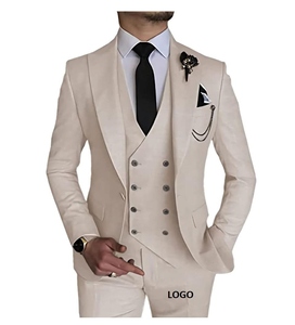 Traje de Tres Piezas Hecho a Medida de Buena Calidad a Precio Accesible, en Oferta, para Hombre, Ropa Formal para Eventos a Bajo Precio - Product Image 3