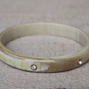 Brazalete Pulido Ecológico de Color Natural, para Bodas y Fiestas, Joyería de Alta Calidad, Artesanía Natural - Product Image 1