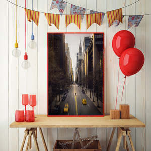 Red Plastic <b>Poster</b> Frame 61 X 91.5 cm - Product Image 4
