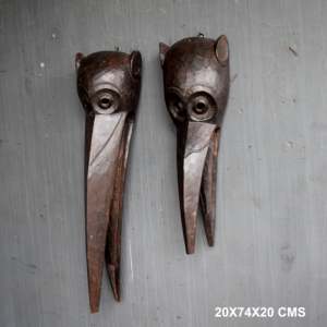 Rustic-<b>Style</b> Wooden <b>Head</b> Design - Product Image 4