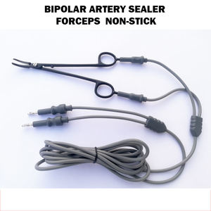 Pinzas Bipolares para Sellado de Arterias, Tipo Bi Clamp, Curvas, Punta Fina, 280 mm, Metzenbaum, Tijeras Bipolares Antiadherentes, Manuales, de Acero Inoxidable de Alta Calidad - Product Image 3