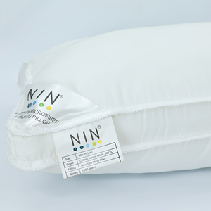 Almohada de microfibra de algodón 100% de alta calidad, diseño Rectangular suave para un sueño saludable, técnica de punto para uso en acampar en aviones - Product Image 5