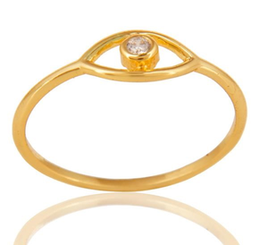 แหวนทองเหลืองชุบทอง - Product Image 1