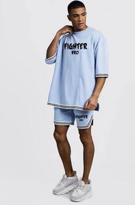 Custom Print <b>Short</b> Suit <b>Sleeve</b> <b>Button</b> <b>up</b> T-shirt and <b>Short</b> Set for Men Custom logo New Trending 2 Piece Summer <b>Short</b> Set - Product Image 3