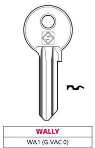 Chiave Ottone Wa1 (g. Vac 0) Wally - Product Image 1