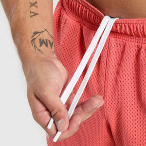 2025 vente en gros OEM hommes Shorts de sport séchage rapide 100% coton solide Sweat Shorts avec poches décontracté Style mince - Product Image 6