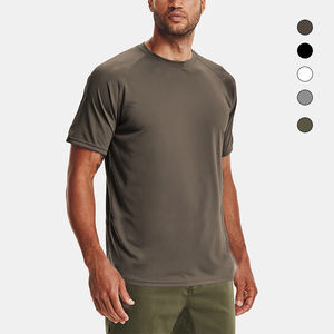 T-shirt à manches courtes ample respirant demi-manches pour la course à pied Fitness 100% coton, T-shirt pour homme, coupe ample, imprimé - Product Image 6