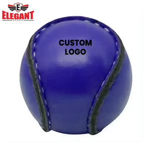 Couleurs personnalisées 100% balles de hurling en cuir PU à bas prix formation fabriqués à la main doux au toucher jeux d'extérieur et d'intérieur balle sliotars - Product Image 6