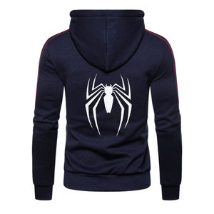 Sudadera con capucha para hombre con cremallera, estampado gráfico de lunares, bolsillos con cremallera, deportiva, para exteriores, informal, diaria, ajustada - Product Image 6