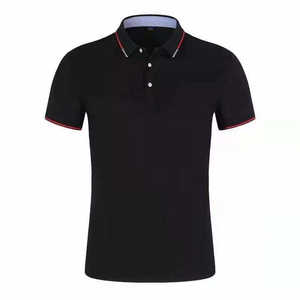 เสื้อโปโลผู้ชายคุณภาพสูง ผ้าฝ้าย ระบายอากาศได้ดี ไม่เป็นขุย ลายเรียบ แขนสั้น สไตล์ลำลอง รับผลิตแบบ OEM ขายส่ง - Product Image 3