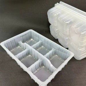 Vente en gros de plateaux en plastique PET/PP/PS Plateaux personnalisés pour gâteaux adaptés aux supermarchés - Product Image 1