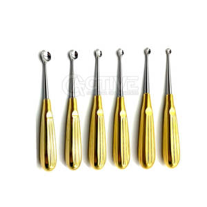 Curetas de hueso Spratt Brun, herramientas quirúrgicas ortopédicas de acero inoxidable, curetas de hueso Spratt Brun de precisión - Product Image 1