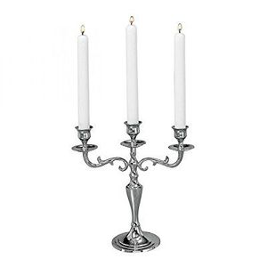 Hermosos candelabros de metal dorado y plateado hechos a mano para Bodas de iglesia de Navidad, iluminación de altar de diseño moderno y decoración del hogar - Product Image 1