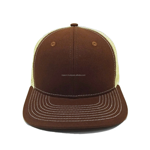 Chapeaux de camionneur d'extérieur à la mode personnalisés et unis de haute qualité 100% coton tissu 6 panneaux chapeau classique bouffant fabriqué en usine Vietnam - Product Image 2