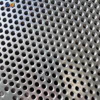 Lámina Metálica Perforada Galvanizada, Panel Perforado con Orificios Redondos, Lámina de Acero, Filtro, Rejilla de Ventilación