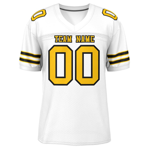 Custom <b>Plus</b> <b>Size</b> American Football Sportswear Breathable Polyester <b>Mesh</b> Quick Dry Jerseys with OEM Stripes Sublimation Printing - Product Image 1