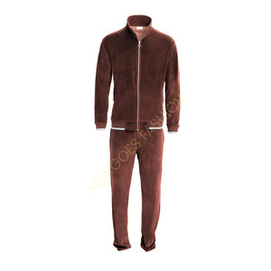 Nouveau Sweat-shirt de survêtement élégant avec logo personnalisé Ensemble 2 pièces pour hommes Survêtements en velours de qualité supérieure Prix de gros - Product Image 1