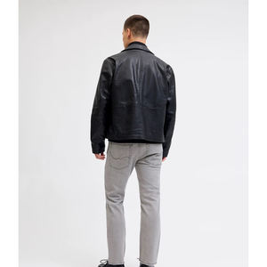 Jeans slim pour homme, stretch, taille mi-haute, jambe fuselée, décontracté, mode de rue, vente en gros, pantalon skinny personnalisé, délavé, vintage, évasé - Product Image 6