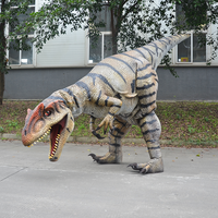 Costume de dinosaure animé réaliste pour adultes Dino animatronique pour parc d'attractions