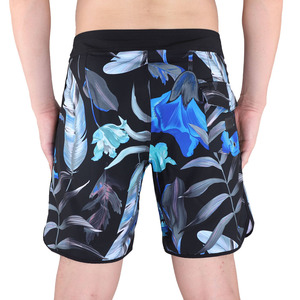 Short de bain à séchage rapide pour hommes Impression sublimée de haute qualité Taille élastique pour hommes Maillot de bain respirant en polyester pour hommes - Product Image 6