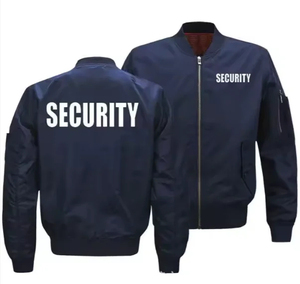 Veste d'hiver de sécurité noire pour hommes, dernière conception, best-seller en gros, veste de sécurité réfléchissante pour hommes en polyester - Product Image 3