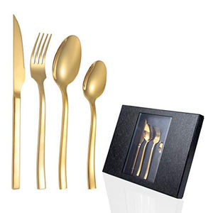 Ensemble de couverts en métal classique ensemble de couverts de ménage d'hôtel couverts de mariage couverts de noël en acier inoxydable de haute qualité - Product Image 1