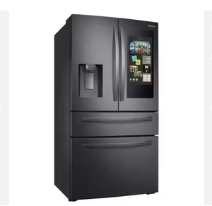 Haute capacité 28 pieds cubes 4 portes Freench Doorr Refrigerator Premiumm acier inoxydable finition, électrique - Product Image 1