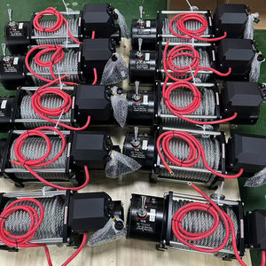 חוט חשמלי כבד 12v/24v מנוע dc עם חבל סינתטי עבור מכירות 17000lbs כוח - Product Image 4