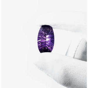 AAA Grade Natural Brazil Amethyst Oval 37.65cts Calibrated Loose Various Trillion Marquise Square <b>Triangle</b> <b>Cushion</b> Heart Pear - Product Image 4