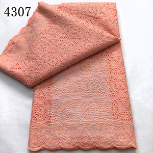 4307 africain nigérian dentelle tissus 2025 dernière haute qualité suisse Voile coton dentelle à dubaï <span class=keywords><strong>austra</strong></span> suisse pour les femmes robe - Product Image 5