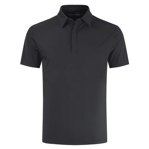 HY 100% coton polos sur mesure polos vierges Golf Polot-shirt douane Logo mode plaine teint décontracté tricoté hommes - Product Image 5