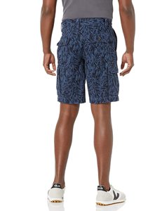 Pantalones cortos de lona de gran tamaño con estampado de logotipo personalizado para hombre, ligeros, desgastados, lavado ácido, diseño sólido, informal, calle XS, patrón de algodón - Product Image 6