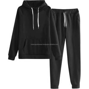 Ensemble de survêtement décontracté pour femmes, qualité supérieure, coton, tenue de sport, jogging, prix d'usine OEM ODM - Product Image 6