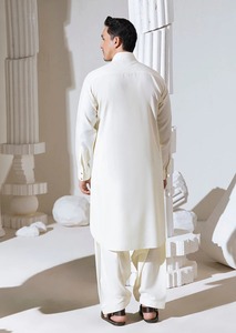 Vente chaude Logo Personnalisable Imprimé Hommes Afghani Shalwar Kameez Meilleur Design À La Main Style Décontracté - Product Image 2