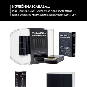แผงโซลาร์เซลล์โมโนคริสตัลไลน์ PERC แบบฮาล์ฟเซลล์สีดำ WEUP WP-210D-545W 560W-600W สำหรับใช้งานในอุตสาหกรรม - Product Image 2