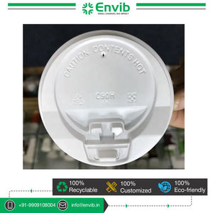 Tapas de Plástico HIPS Reutilizables de Alta Calidad de 80 mm y 90 mm, Antiderrames, con Logotipo Personalizado para Vasos de Café, Cierres para Botellas - India - Product Image 6