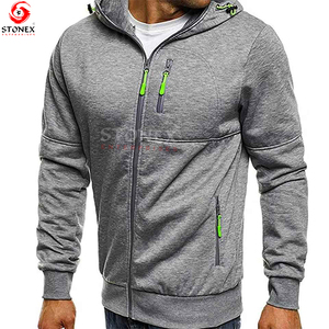 Sweat à capuche zippé personnalisé pour homme, coton/polyester, impression numérique, streetwear, très vendu - Product Image 5