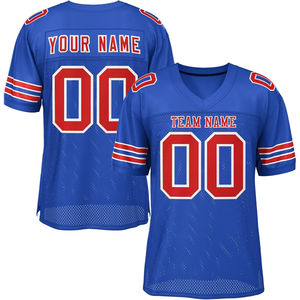 Personalización al por mayor 2025 MOQ bajo adultos Super 3D impreso personalizado Mans malla camiseta de fútbol americano para hombres - Product Image 4