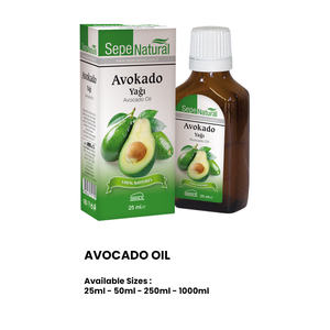 Aceite de Aguacate Refinado Prensado en Frío de 25 ml de Marca Privada y OEM en Botella de Vidrio Ámbar con Tapa de Plástico, Suministro al por Mayor, Turquía, Alta Calidad - Product Image 2