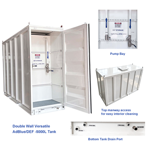 Réservoir de transfert DEF à double paroi auto-étanche 5000 litres avec compartiment de pompage verrouillable, réservoir de stockage <span class=keywords><strong>AdBlue</strong></span>, norme australienne - Product Image 4