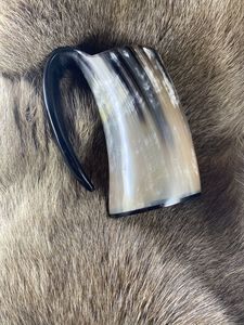 CUSTOM VKING BEBER BUFFALO HORN BEBER MUG Venta al por mayor hecho a mano Natural Viking Buffalo Horn Mug para OCASIÓN DE Navidad - Product Image 6