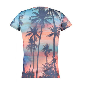 Custom Sublimation Print Men's O-Neck Short Sleeve <b>100</b>% <b>Polyester</b> Sport T-<b>Shirt</b> Quick Dry Regular Fit 180g Fabric - Product Image 4