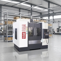 Centre d'usinage vertical CNC VMC850 avec conception à colonne, machine de fraisage à magazine d'outils 24T