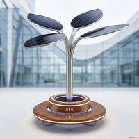 Banc solaire intelligent pour extérieur - Station de charge USB/sans fil alimentée par l'énergie solaire avec éclairage LED pour parc public et ville intelligente
