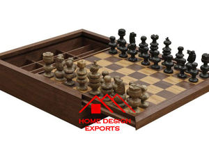 Latest Design Decorative <b>Wooden</b> <b>Chess</b> <b>Board</b> With <b>Wooden</b> Coins Handmade <b>Chess</b> <b>Wooden</b> <b>Chess</b> <b>Board</b> - Product Image 4