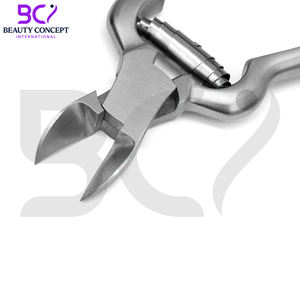 Coupe-ongles standard d'outils de pinces de podologie de catégorie médicale avec des coupeurs chirurgicaux d'acier inoxydable de ressort de baril - Product Image 6