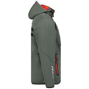 Nouveauté Essential Veste à fermeture éclair Softshell de haute qualité à manchette élastique pour hommes Veste spéciale hiver coupe-vent élégante avec logo personnalisé - Product Image 5