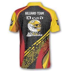 T-shirts de bowling d'équipe de maillots de bowling de sublimation personnalisés en gros avec logo uniformes légers en polyester évacuant l'humidité - Product Image 5